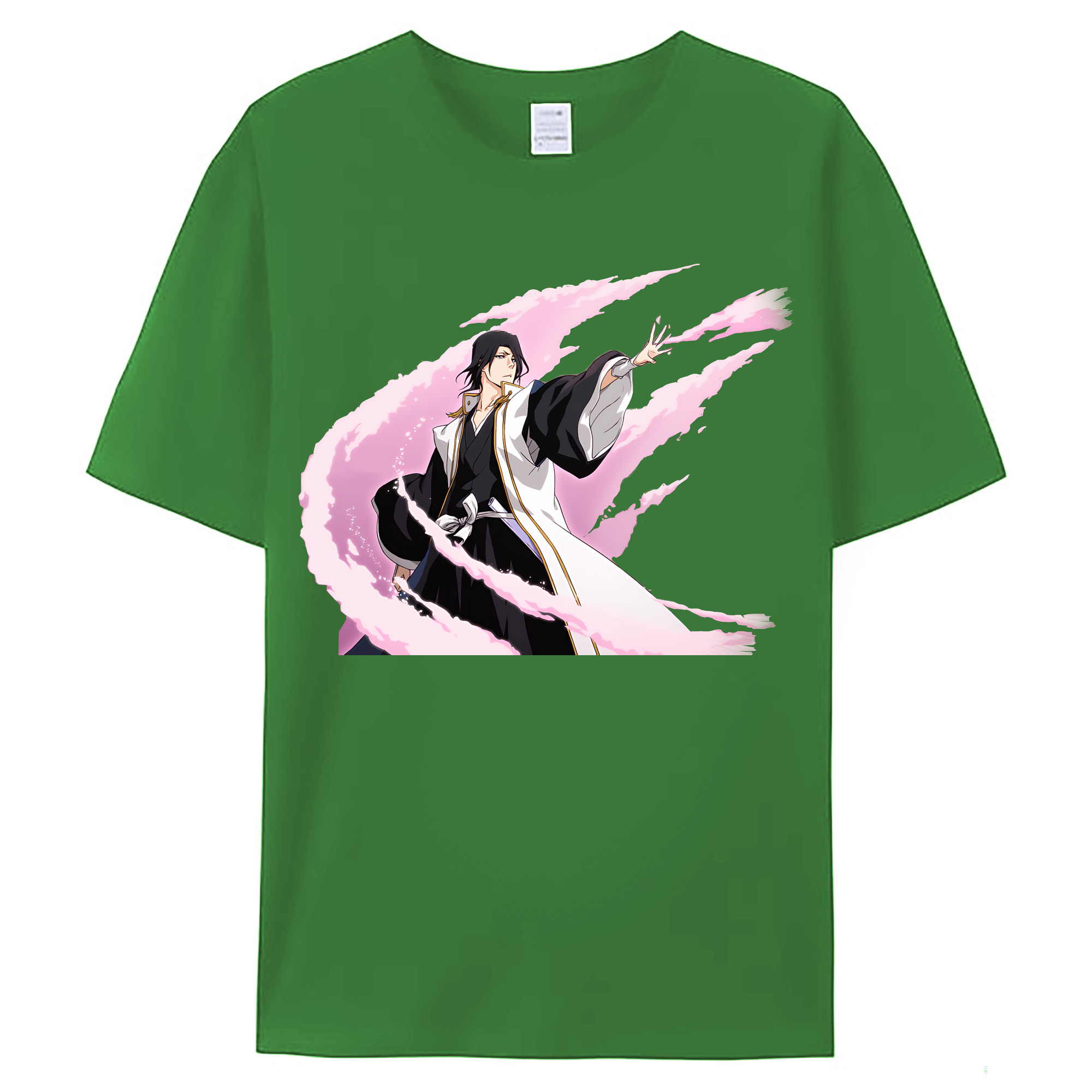 （画像用） ブリーチ くちき びゃくや BLEACH Kuchiki Byakuya レディースカジュアルプリントTシャツ（綿100％）